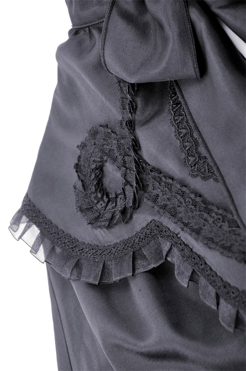 In Mourning Vintage Goth Cape - Image 9
