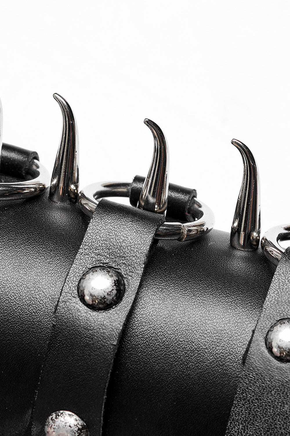 Ironhead Leather Cuff Bracelet - Image 5