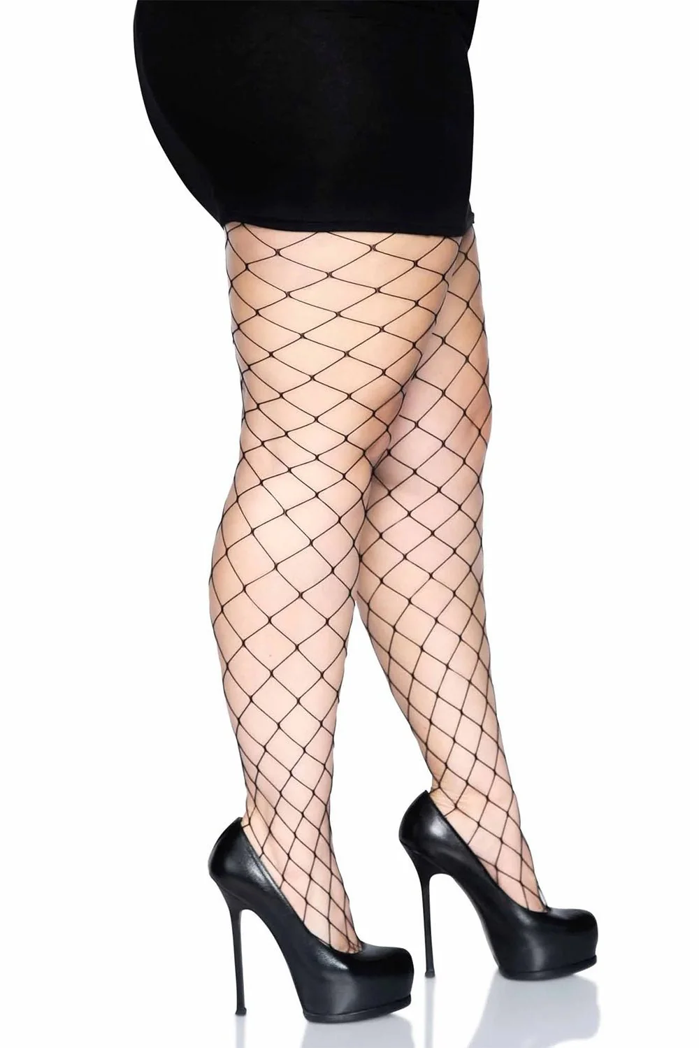Isla Plus Fence Net Tights [PLUS SIZE] - Image 4
