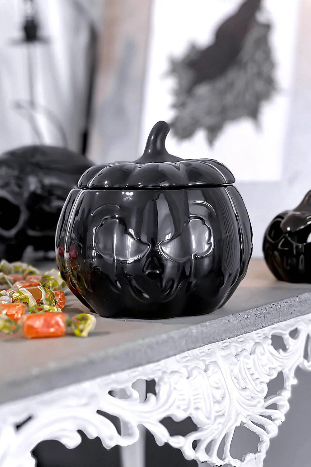 Jack O'Lantern Bowl With Lid