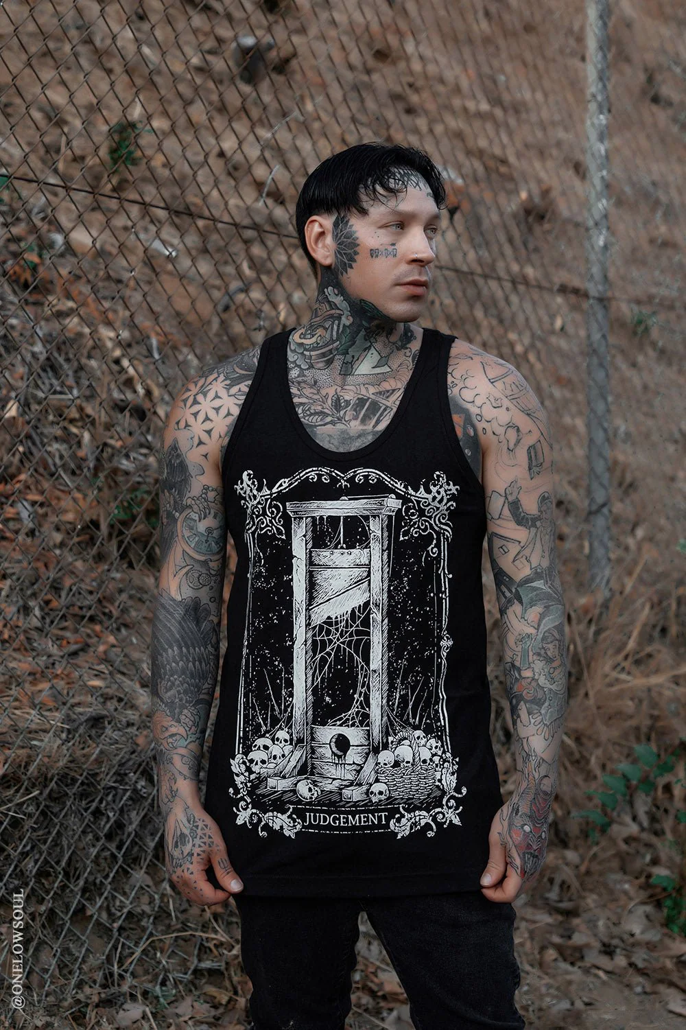 Judgement Guillotine Tarot Card T-shirt - Image 3