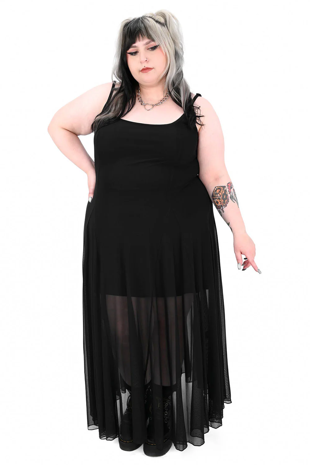 Julia Mesh Dress - Image 5