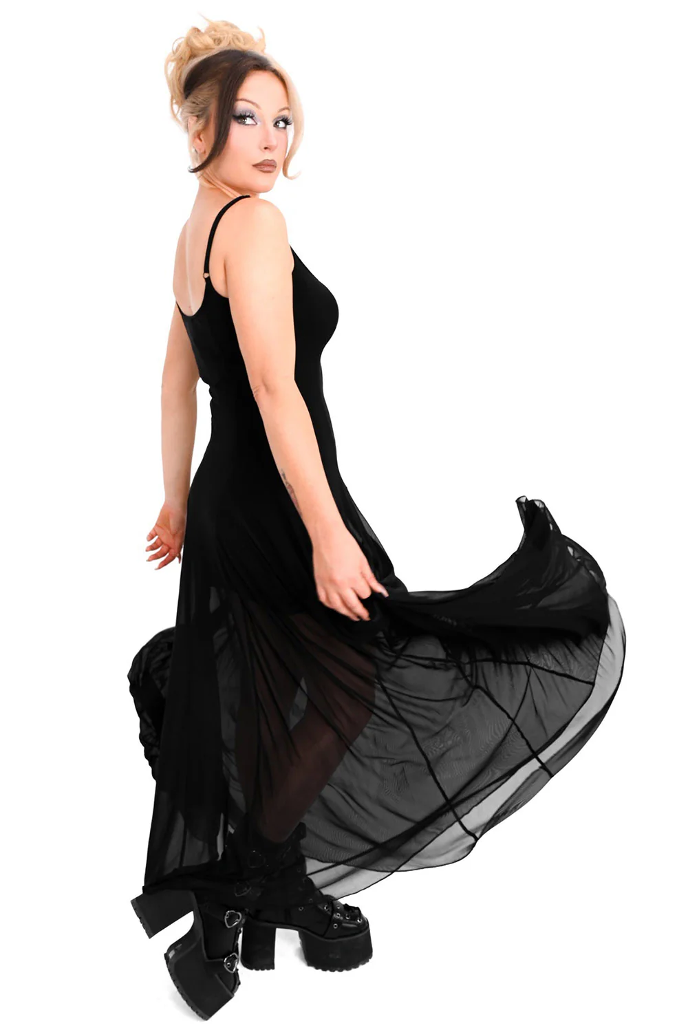 Julia Mesh Dress - Image 7
