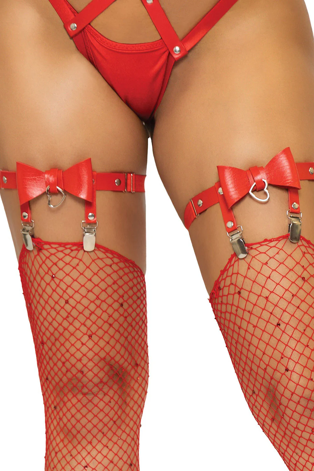 Kawaii Creeps Bow Leg Garters [Multiple Colors] - Image 5