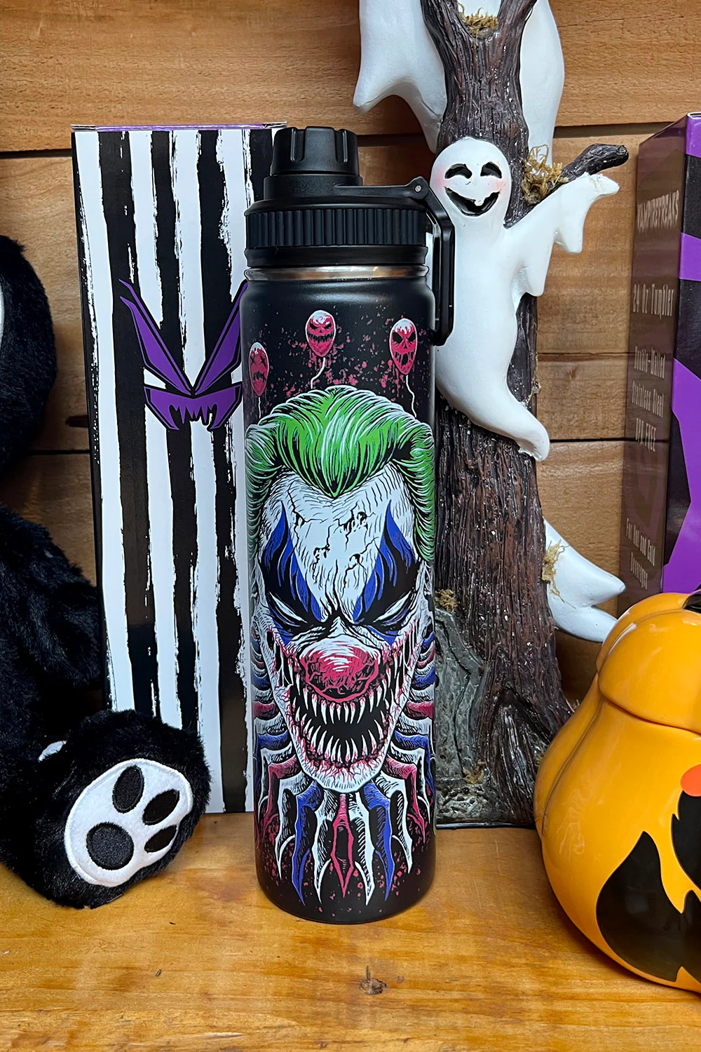 Killer Clowncore 24 Oz Water Bottle Tumbler - Image 2