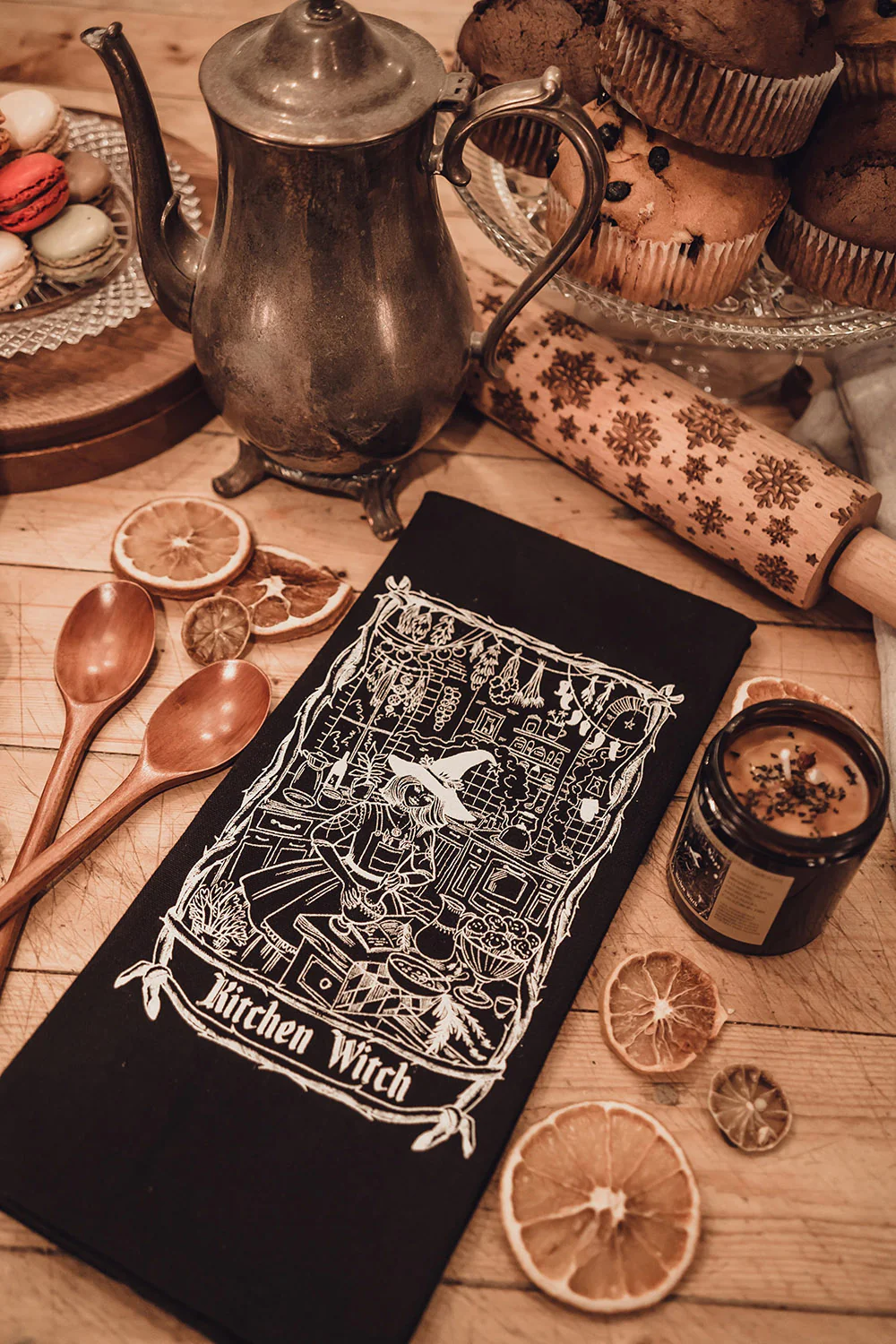 Kitchen Witch Dish Towel - Image 4