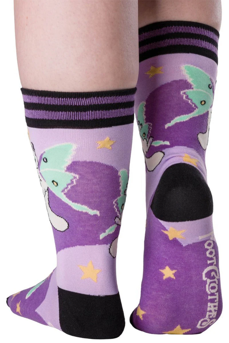 Kitty Moths Crew Socks - Image 6
