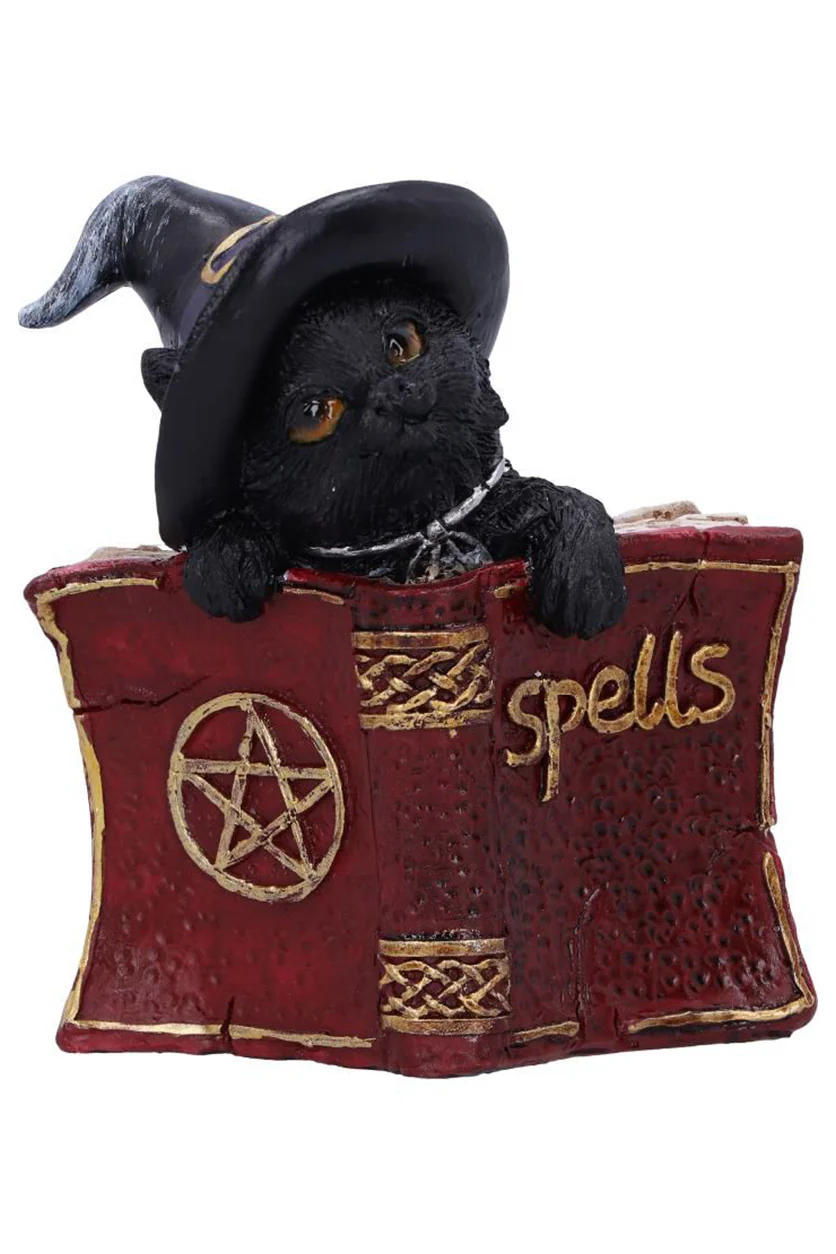 Kitty's Grimoire Spellbook Statue - Image 2