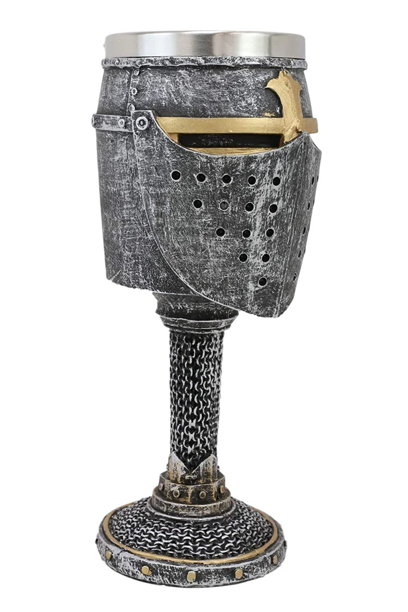 Knight Helmet Goblet - Image 3