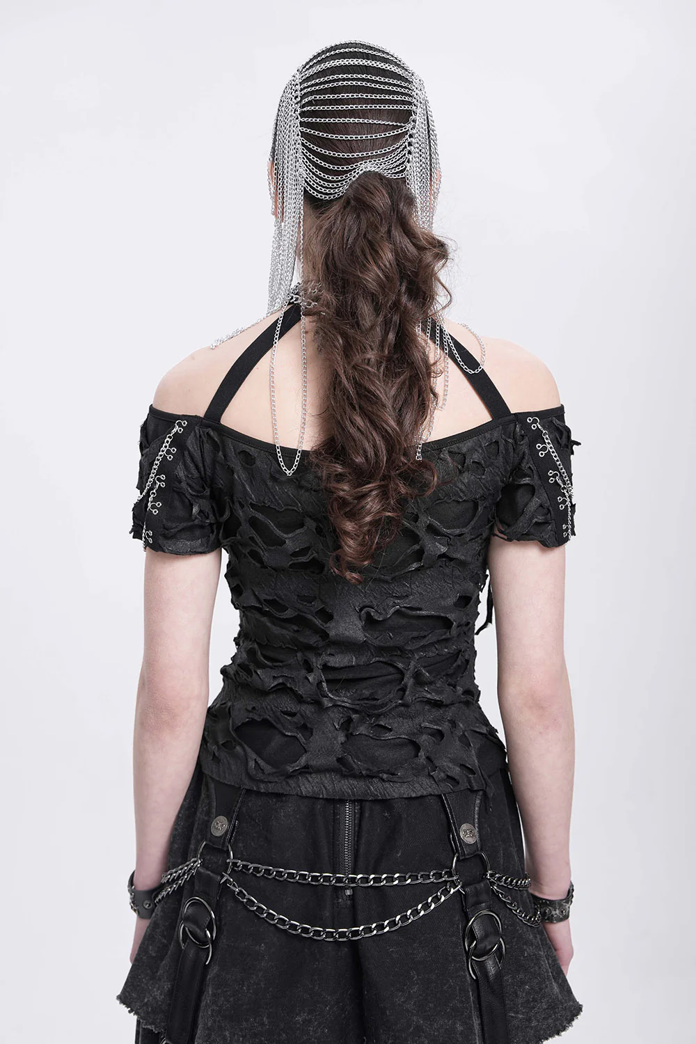 Knightcore Chainmail Headdress Harness - Image 6