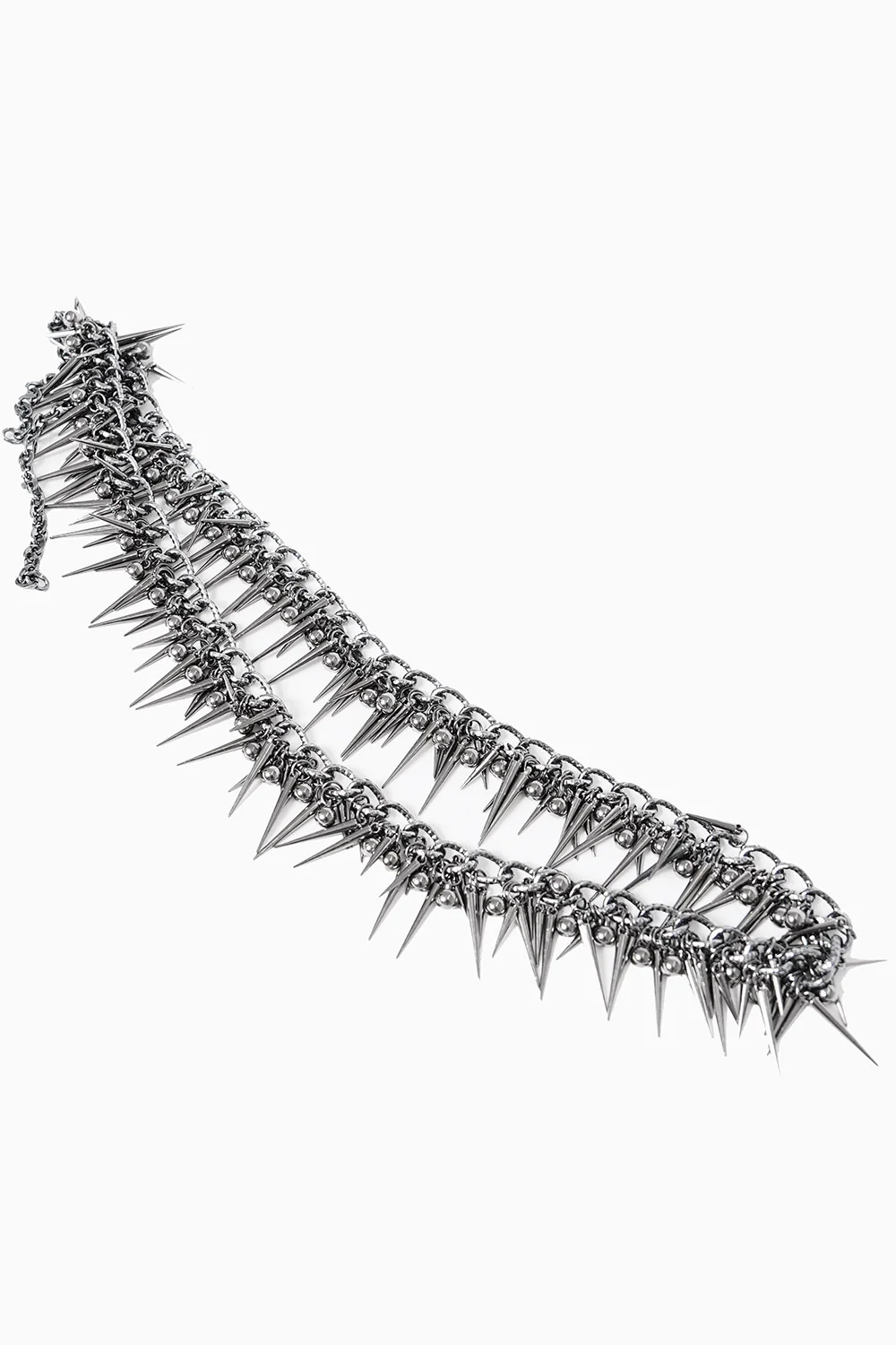 Knightcore Spiked Layered Necklace - Image 7