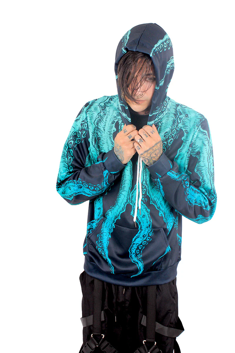 Kraken Curse Tentacles Hoodie - Image 2