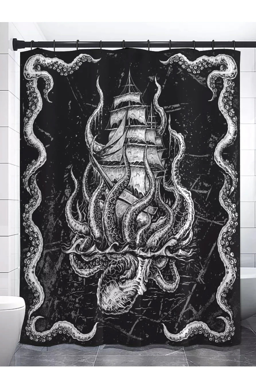 Kraken Shower Curtain - Image 2