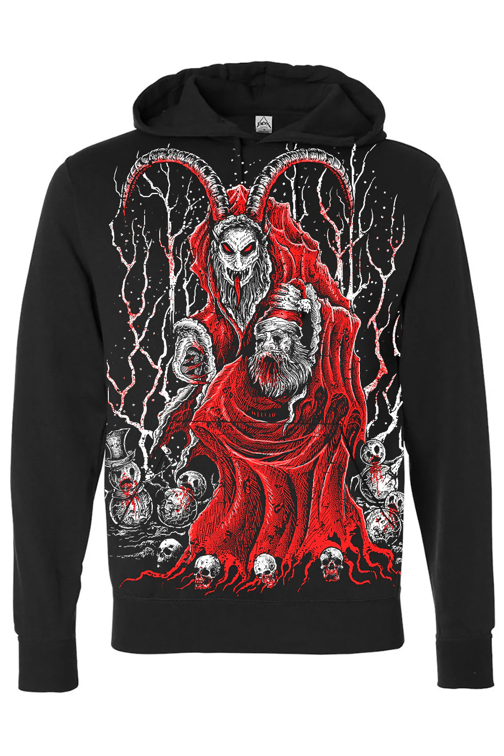 Krampus Killing Christmas Hoodie - Image 5