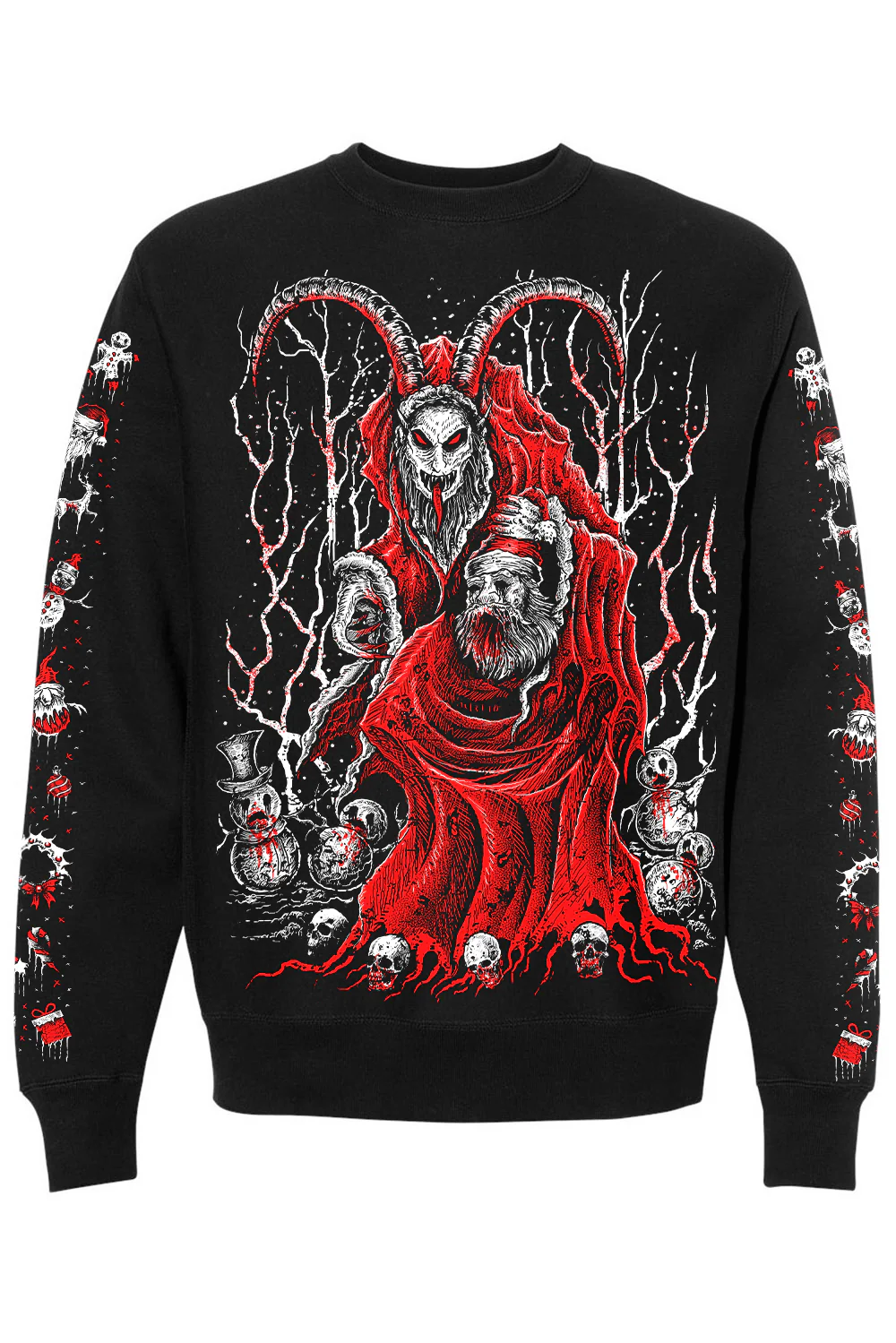 Krampus Killing Christmas Sweatshirt - Image 3
