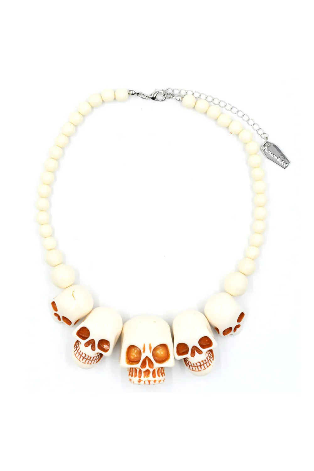 Skull Collection Necklace [White] - Image 2