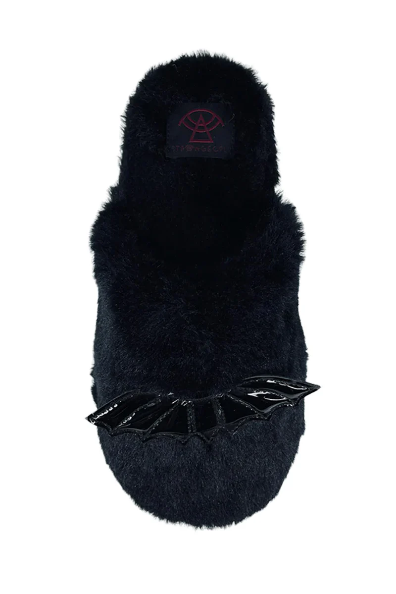 Kreepy Kozy Bat Slippers [BLACK] - Image 2