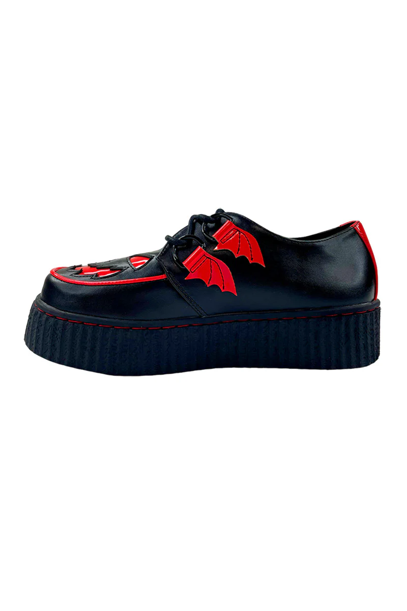 Krypt Scary Jack Creepers [BLACK/RED] - Image 6
