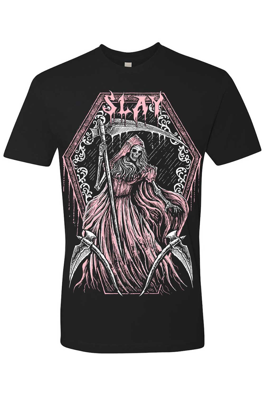 Lady Grim Reaper T-shirt - Image 3