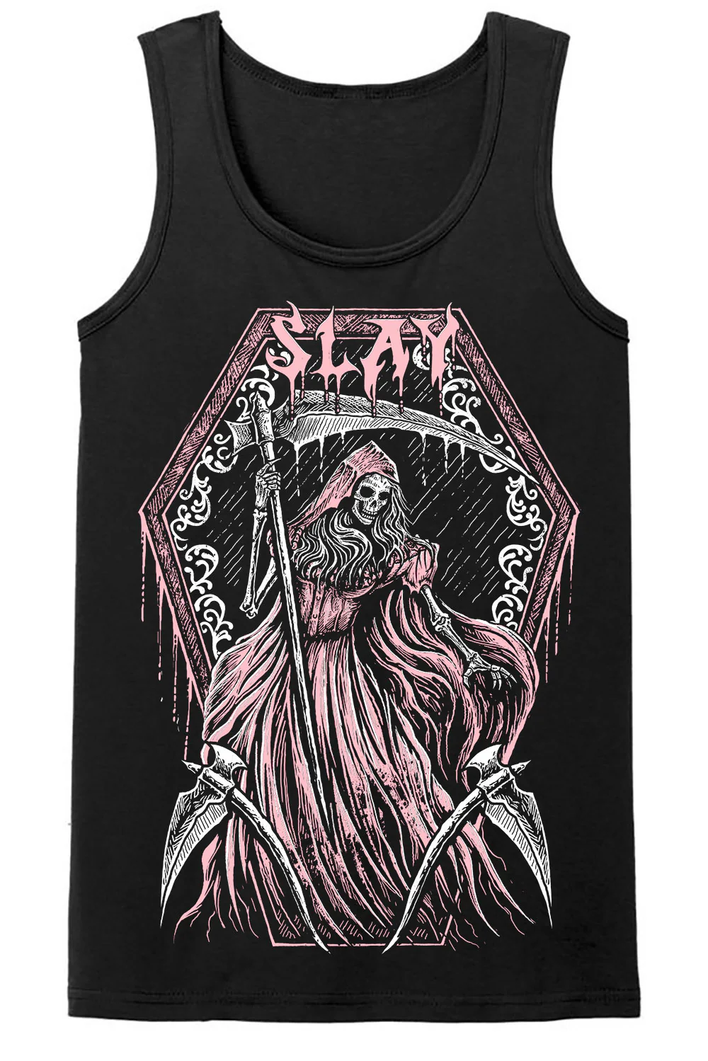 Lady Grim Reaper T-shirt - Image 6
