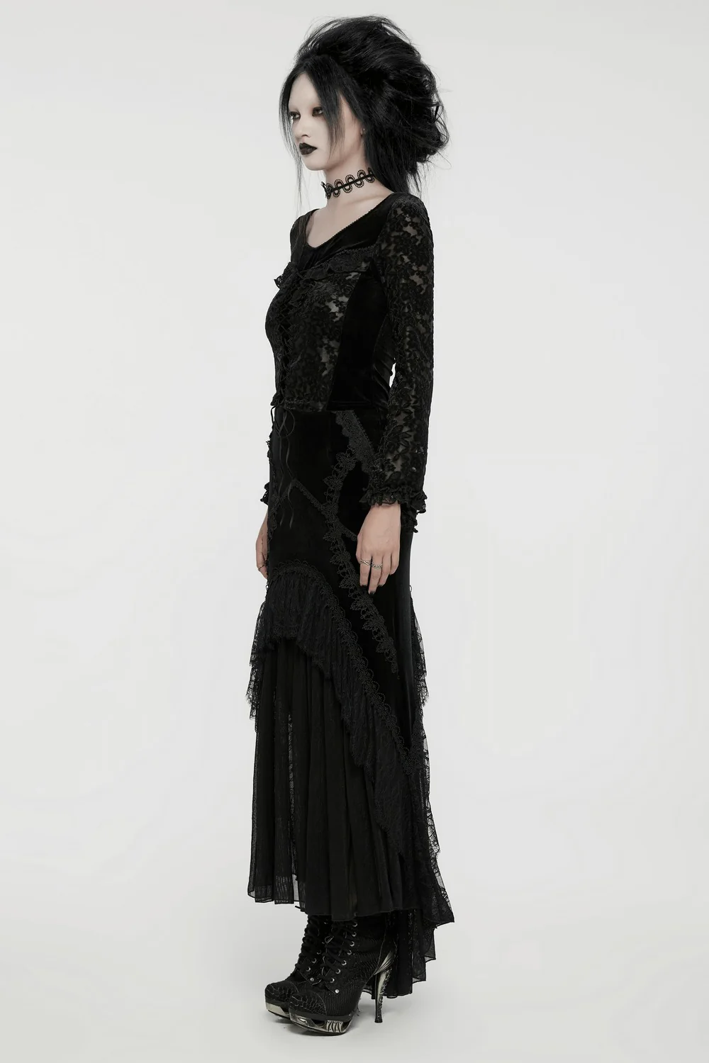 Lamentation Lace-Up Blouse - Image 5