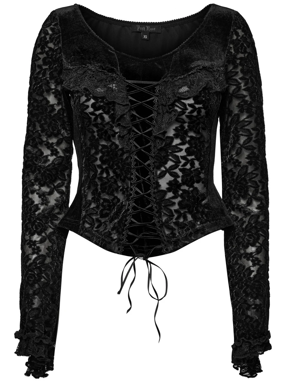 Lamentation Lace-Up Blouse - Image 7