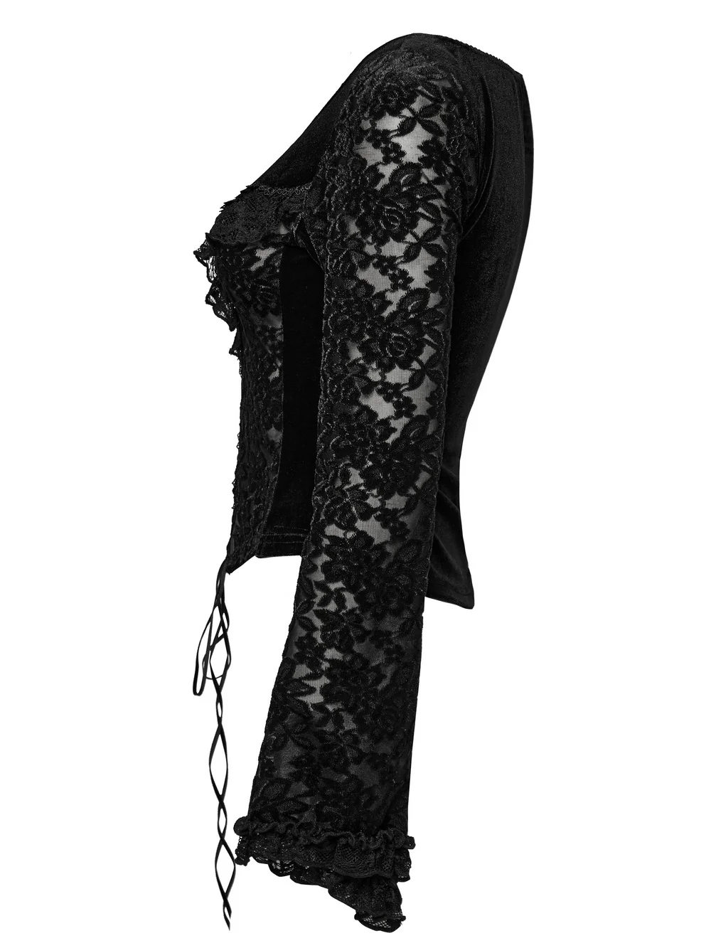 Lamentation Lace-Up Blouse - Image 8