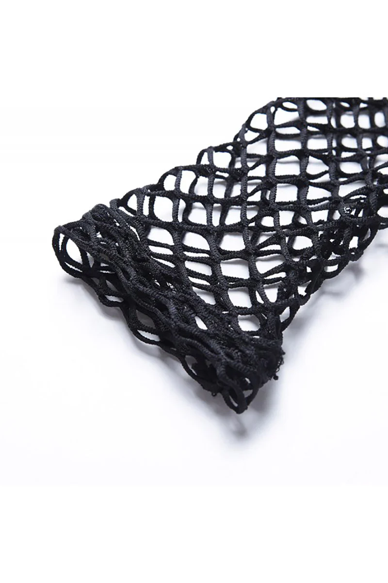 Gloomstone Fishnet Long Sleeve Top - Image 8