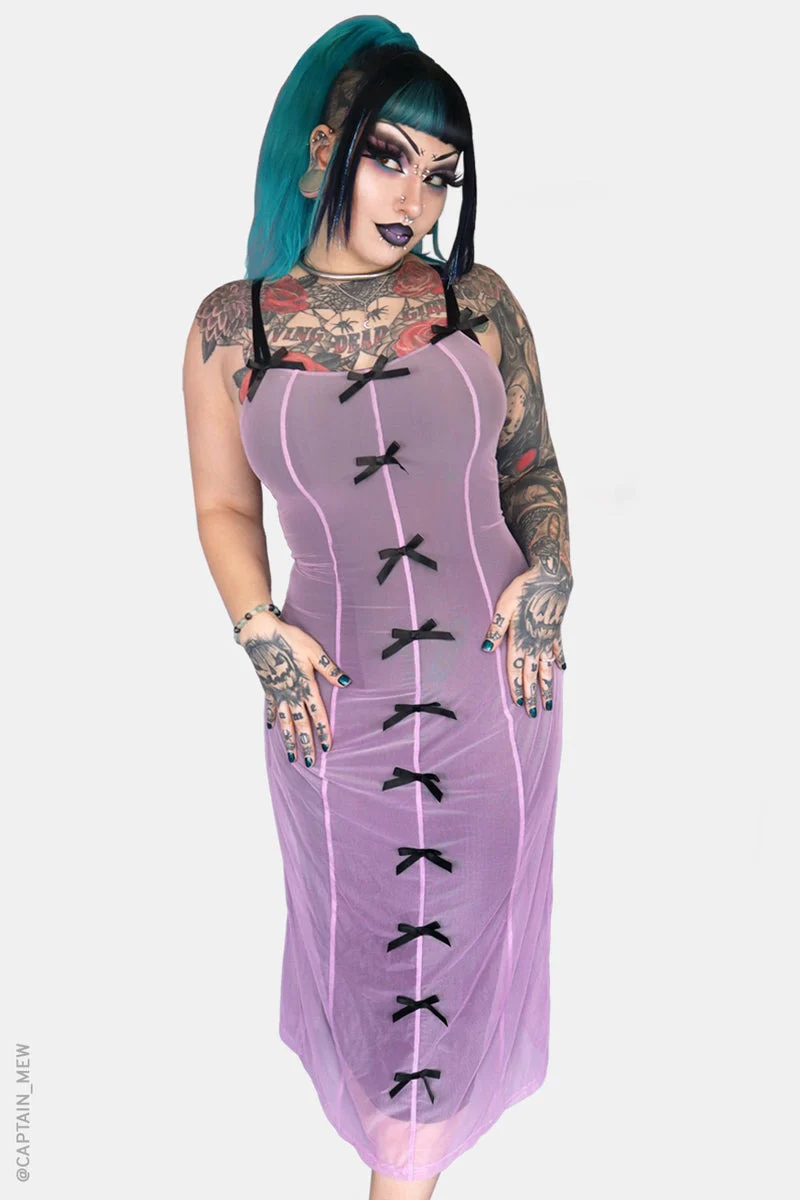 Lavender Valentina Midi Dress - Image 9