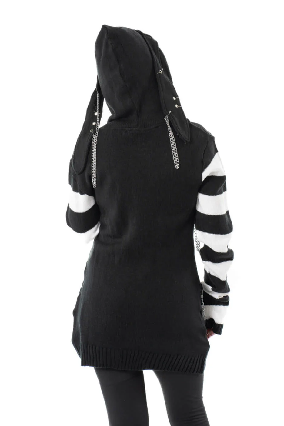 LB Voodoo Bunny Cardigan [Black/White] - Image 4