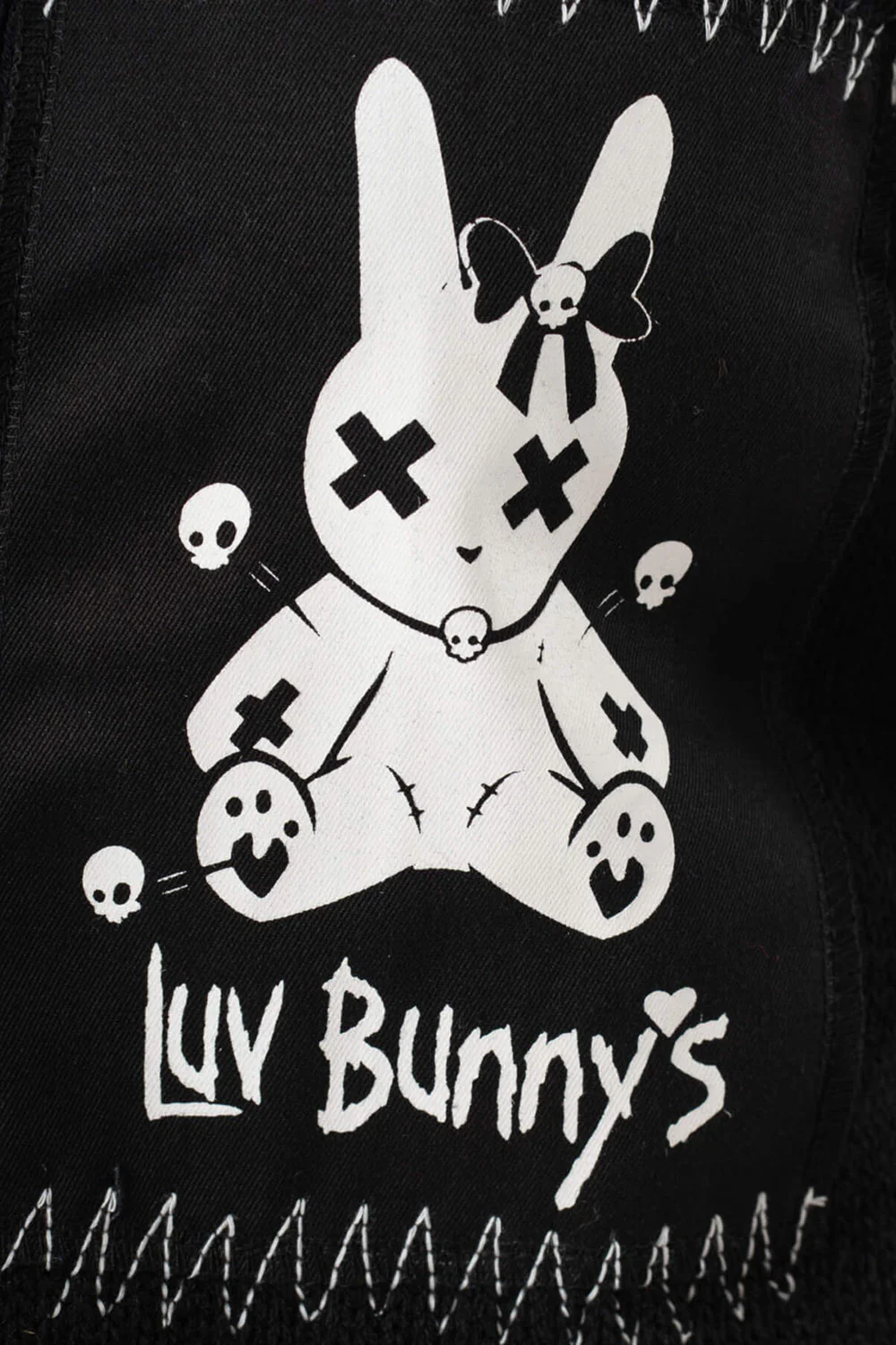 LB Voodoo Bunny Cardigan [Black/White] - Image 6