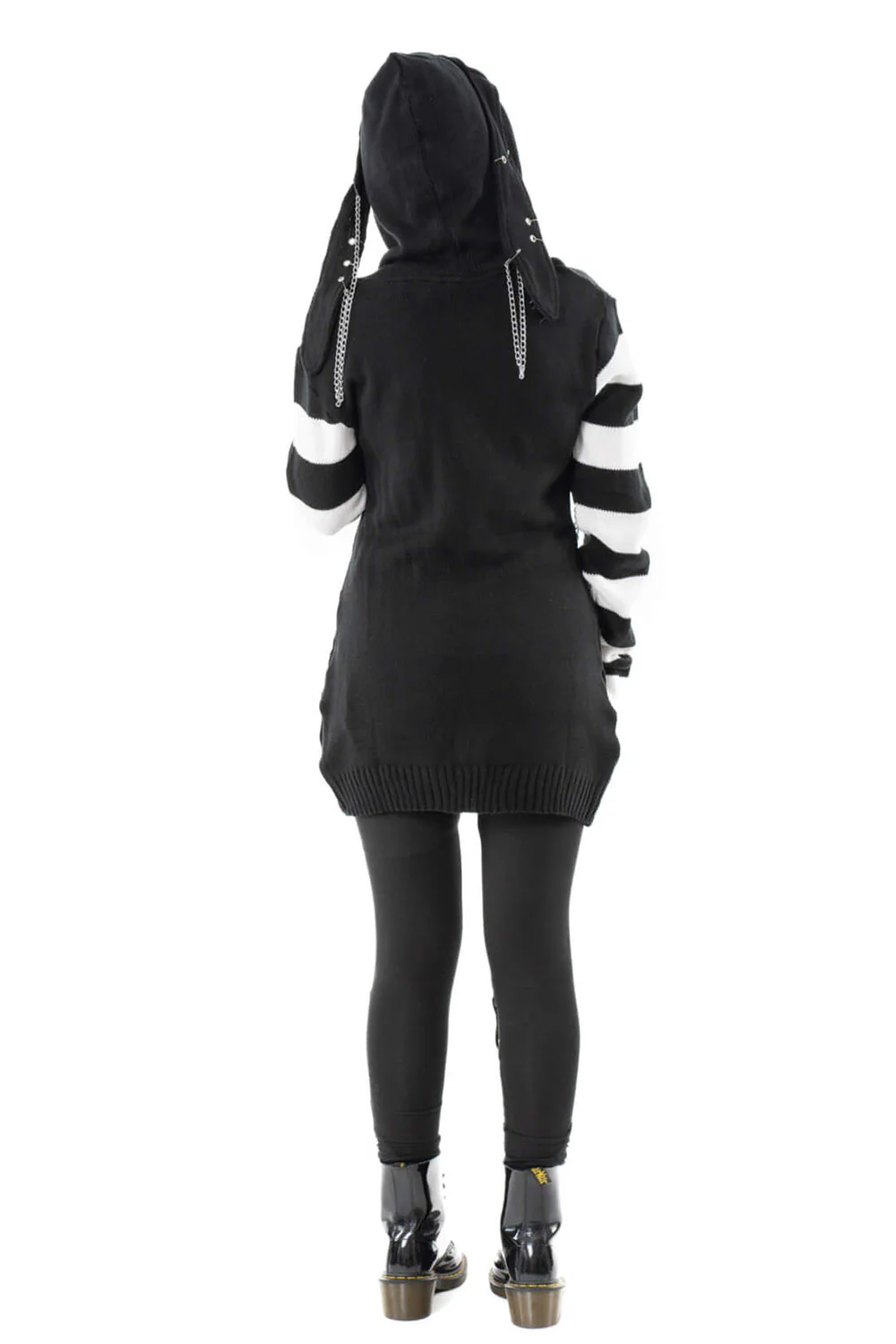 LB Voodoo Bunny Cardigan [Black/White] - Image 9