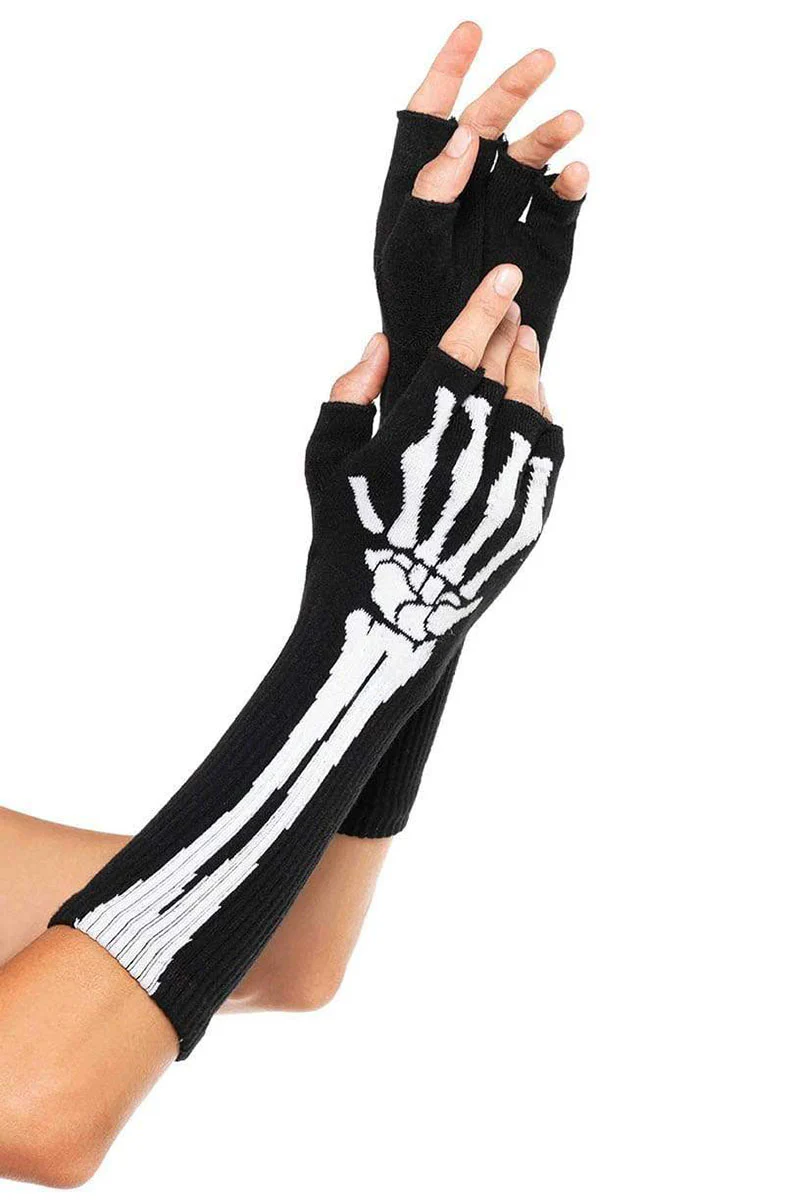 Skeleton Arm Warmers