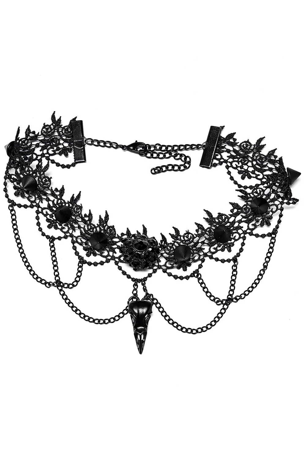 Lenore Gothic Raven Choker - Image 2