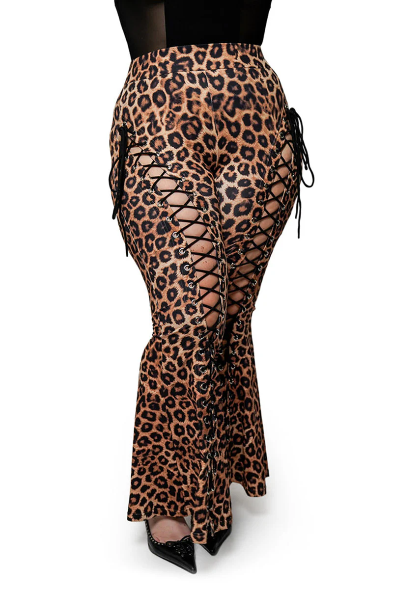 Leopard Alice Flare Pants - Image 7
