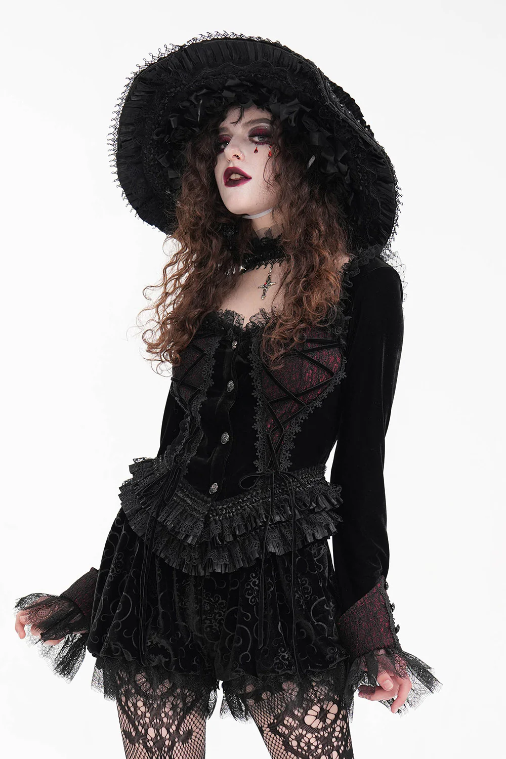 Lestat Victorian Goth Top
