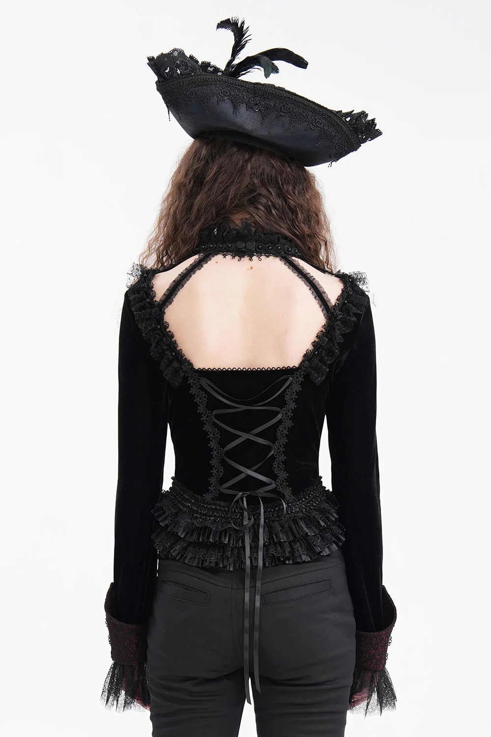 Lestat Victorian Goth Top - Image 4