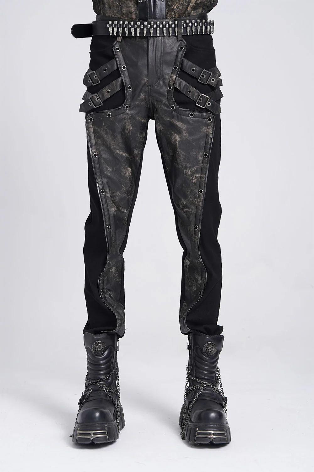Leviathan Distressed Punk Pants - Image 3