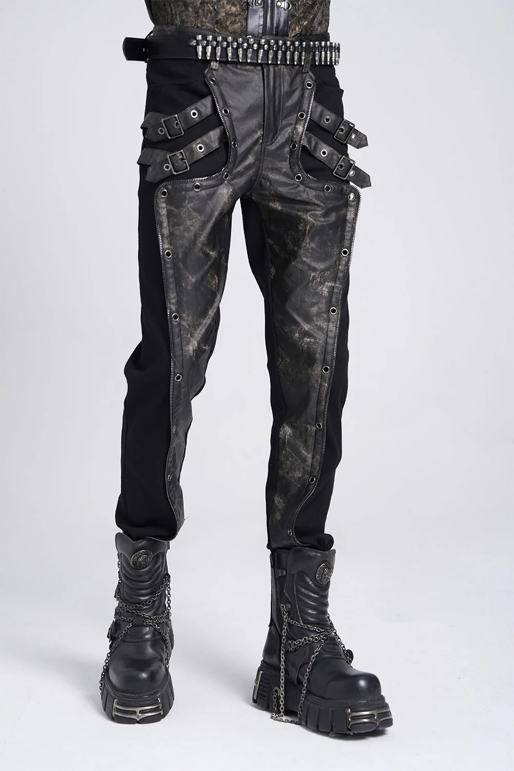 Leviathan Distressed Punk Pants - Image 4