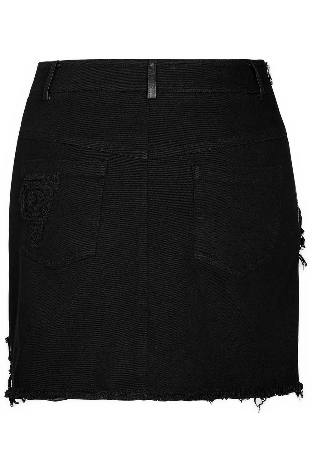 Little Black Raincloud Mini Skirt - Image 10