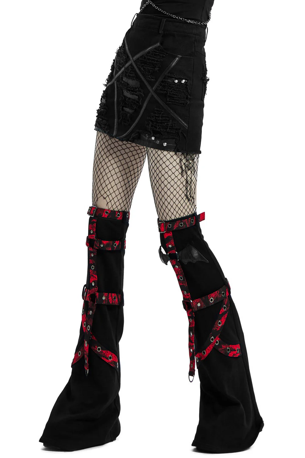 Little Black Raincloud Mini Skirt - Image 3