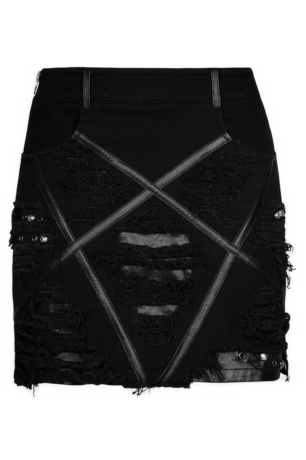 Little Black Raincloud Mini Skirt - Image 8