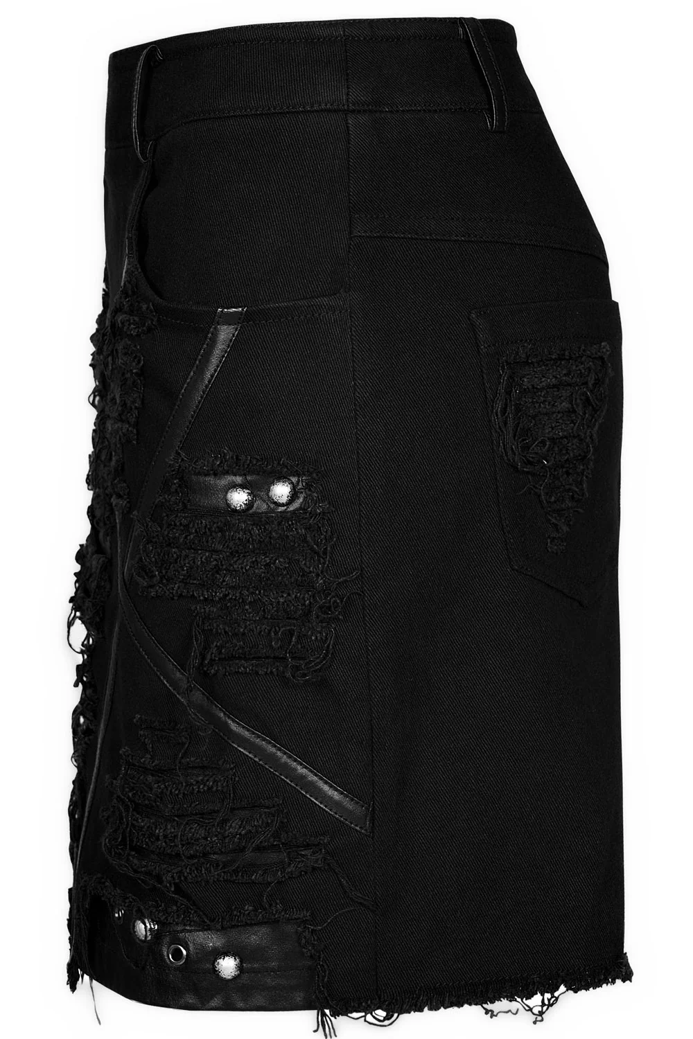 Little Black Raincloud Mini Skirt - Image 9