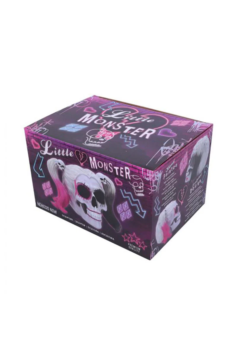 Little Monster Harley Skull Statue - Image 8