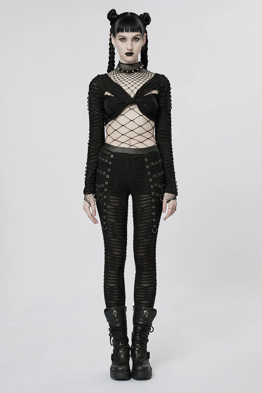 Living Dead Distressed Leggings - Image 3