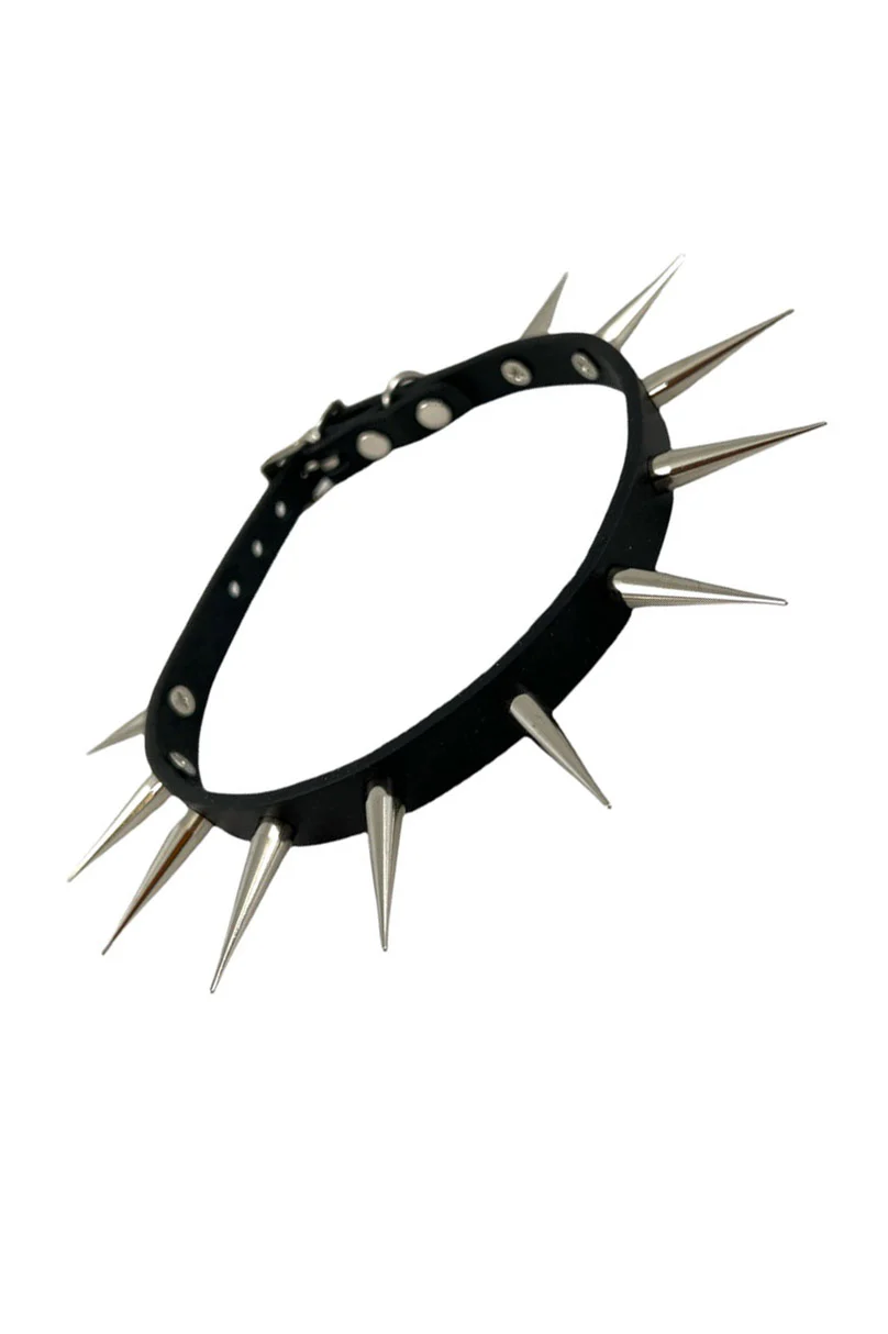 Long Spiked Weaponry Choker - Image 3