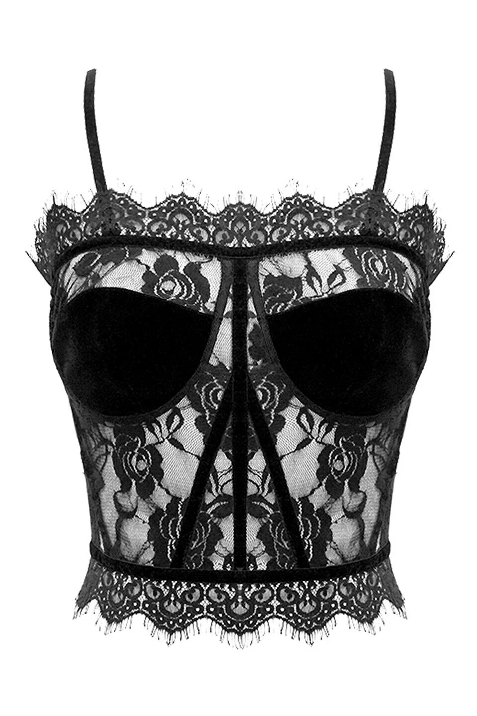 Lore Lace Crop Top - Image 4