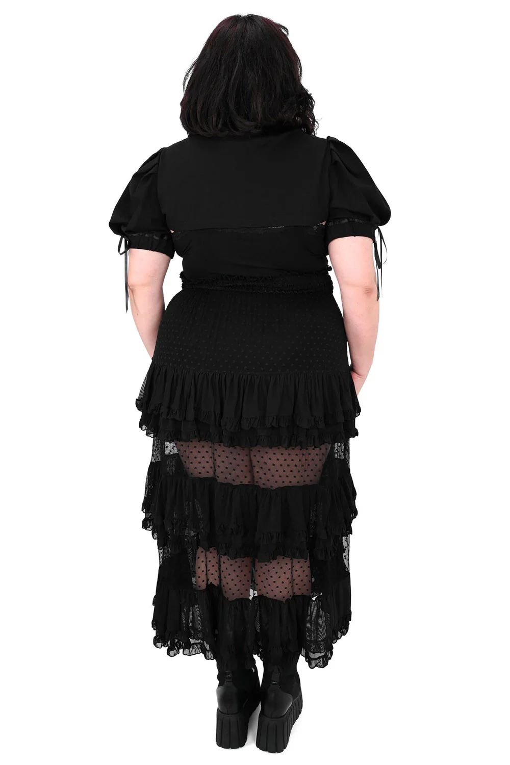 Lottie Mesh Ruffle Skirt - Image 8