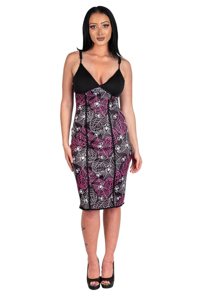 Love Webs Spiderwebs Chaos Cami Dress - Image 2