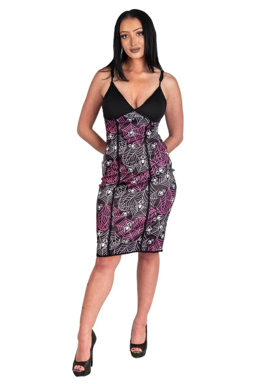 Love Webs Spiderwebs Chaos Cami Dress - Image 6
